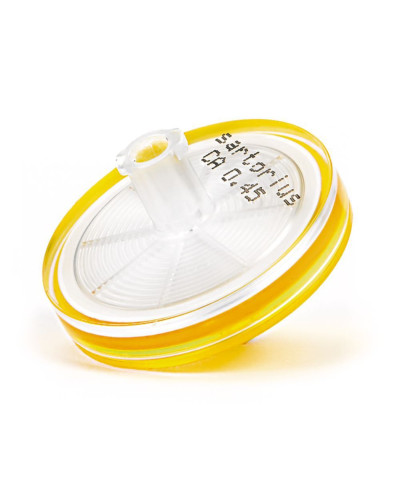 Minisart NML, jaune, stérilisé par irradiation