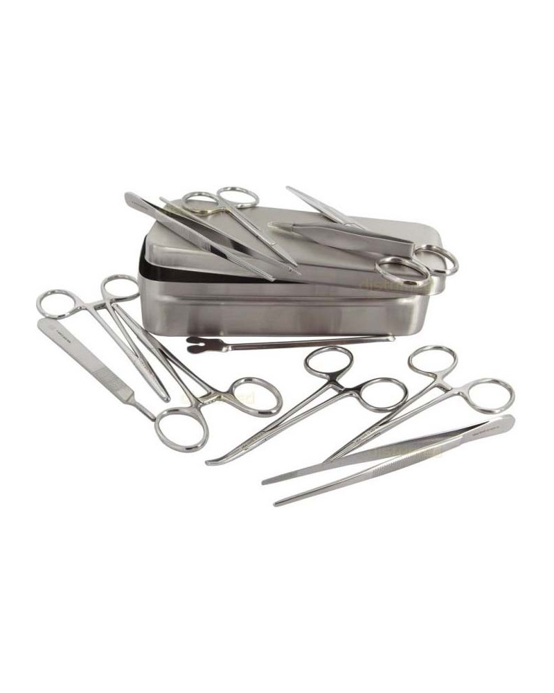 Boîte de petite chirurgie 11 instrumens