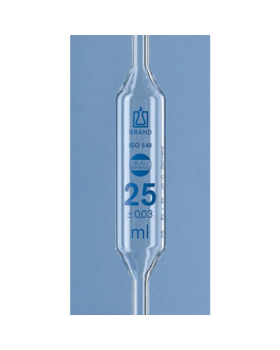 Pipettes jaugées 25 ml