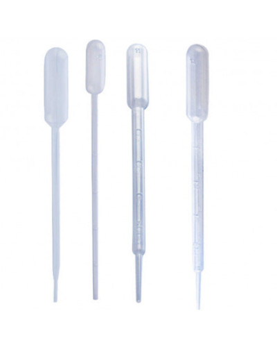 Pipette plastique, usage unique, 0,01 ml - 0,3 ml, non stérile