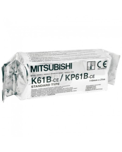 Papier thermique mitsubishi k61b, kp61b