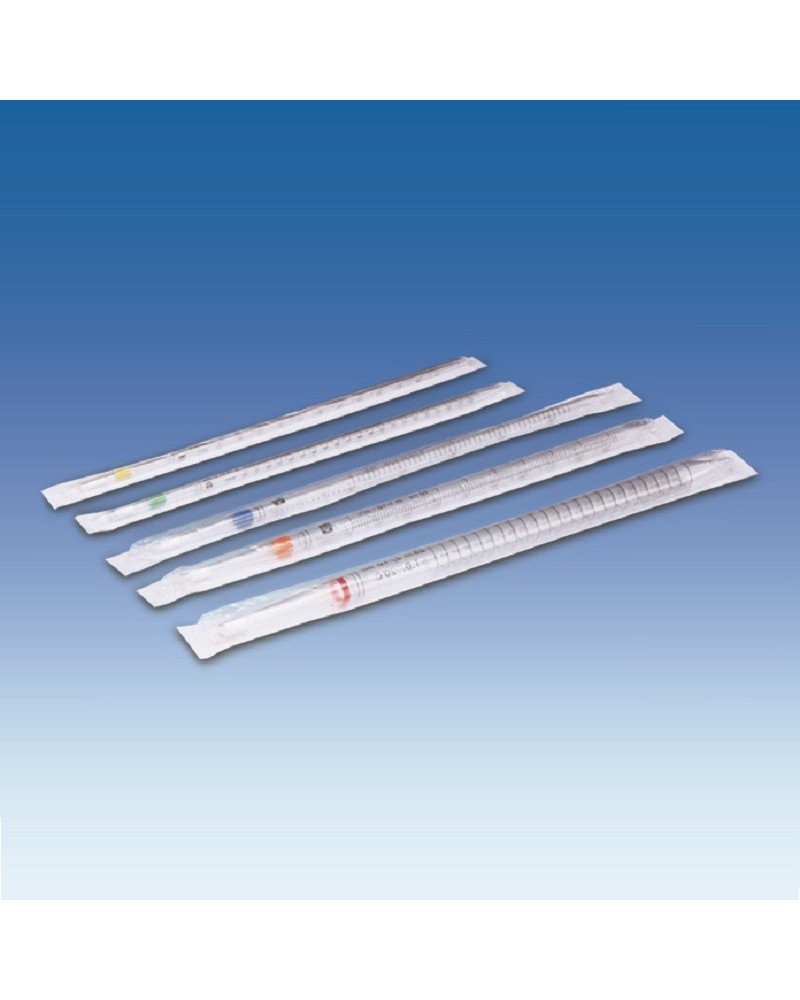 Pipette polystyrene 1ml stérile par sac de 25