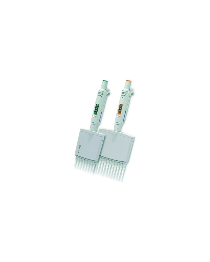 Micropipette acura socorex 85 à 12 canaux : 20 - 200 µl