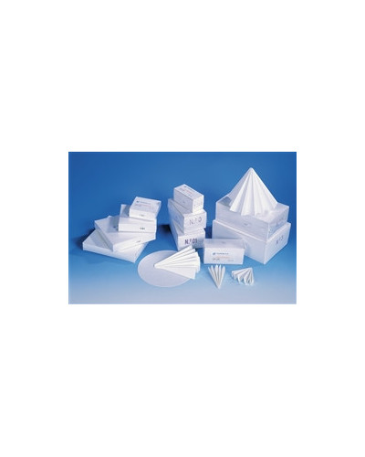 Papiers standards plissés, plat, n° 1, ø 150 mm