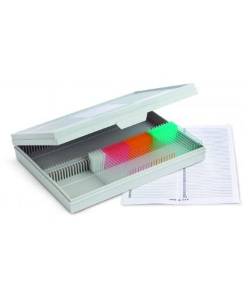 Coffrets de rangement en carton rigide plastifié, 25 lames