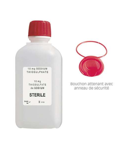 Flacon avec thiosulfate de sodium GOSSELIN - 160 x 70 x 70 mm