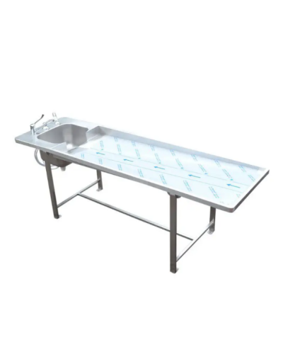 Table d'autopsie avec bac de lavage, Modèle Frima Tabl001