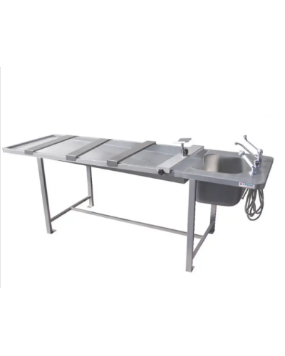 Table d'autopsie avec bac de lavage, Modèle Frima Tabl001