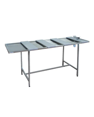 Table d'autopsie simplifiée avec bonde, Modèle Tabl003