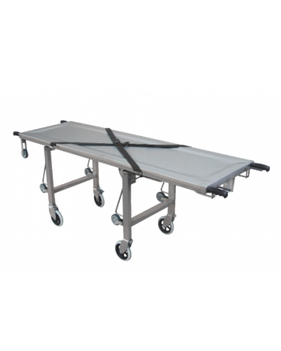 Brancard à pieds escamotables (caisson funéraire), Modèle Bran001