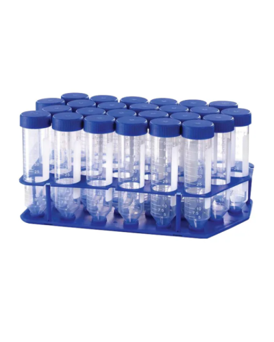 Tubes à centrifuger 50 ml, sans jupe, stérile, racks de 25 pièces