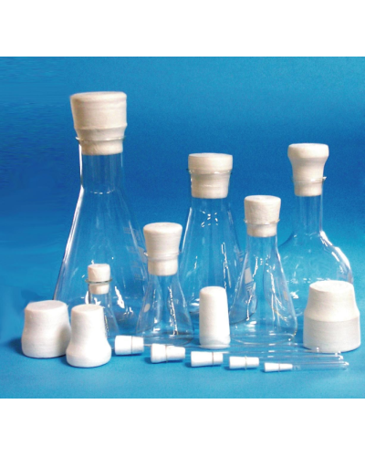 Bouchons en ouate de cellulose, pour tubes à  ø int.: 10 à 11 mm