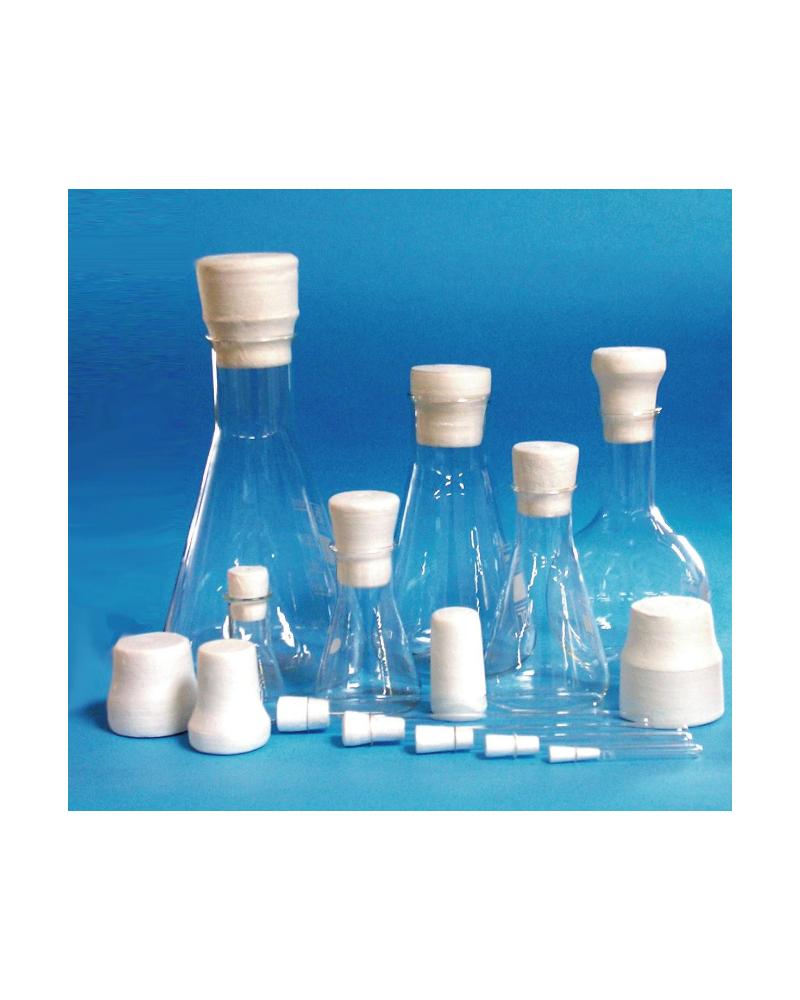 Bouchons en ouate de cellulose, pour tubes à  ø int.: 10 à 11 mm