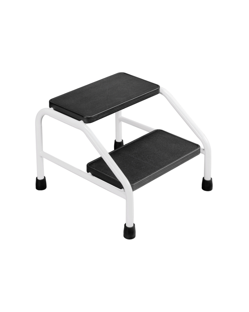 Escabeau ou marchepied médical, 2 marches, couleur noir