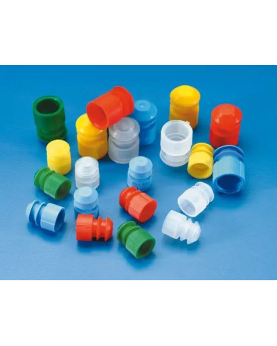 Bouchons pour tubes en plastique à diamètre int.: 13 à 13,5 mm