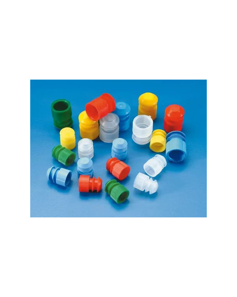 Bouchons pour tubes en plastique à diamètre int.: 13 à 13,5 mm
