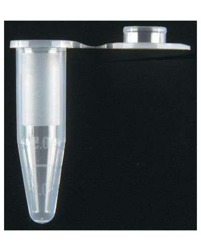 Microtubes 0,6ml maxiclear, code couleur:naturel