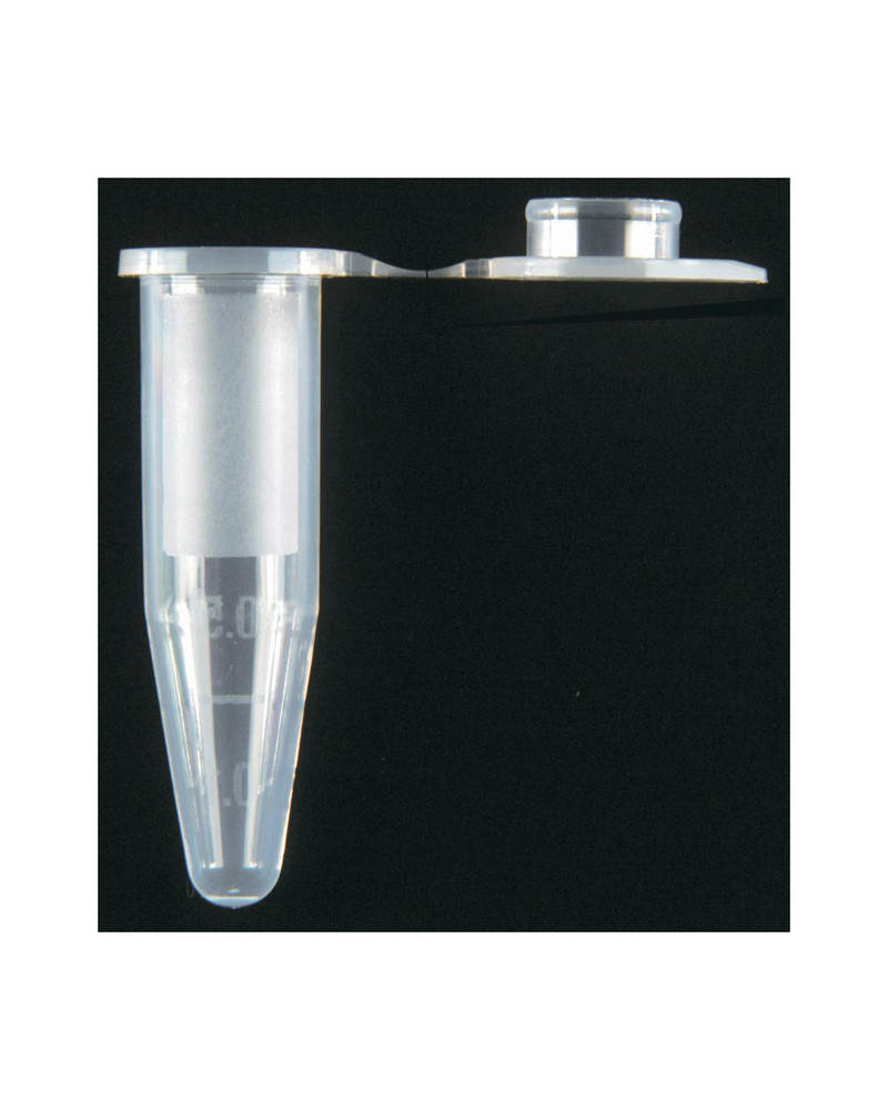 Microtubes 0,6ml maxiclear, code couleur:naturel