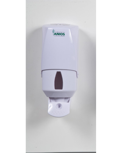 Distributeur mural en ABS blanc pour flacon Airless de 1L