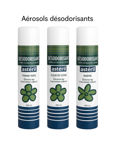 Aérosols désodorisants