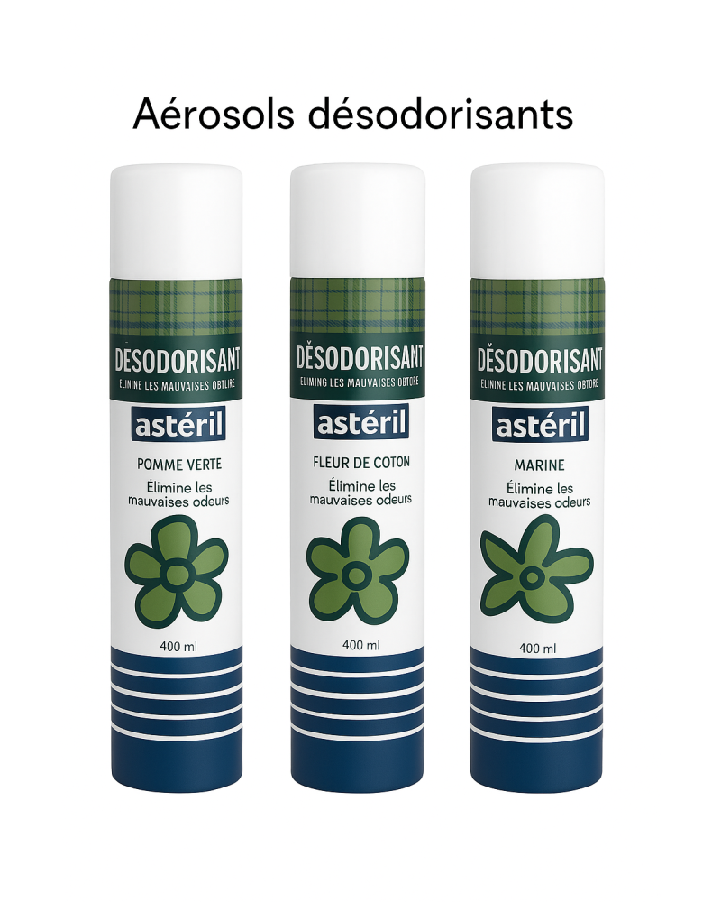 Aérosols désodorisants