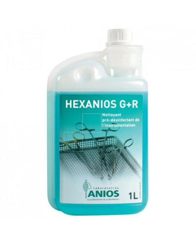 Hexanios G + R, nettoyant et pré-désinfectant, 1 Litre