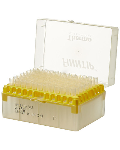 Cônes finntip FILTER 5 - 100 µl, en rack stérile de 96