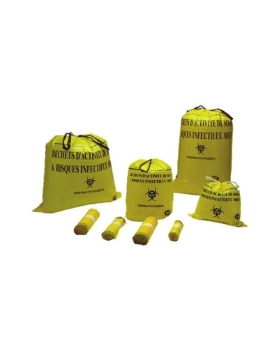 Sacs poubelle jaune 100 L (Sac de déchets infectieux)