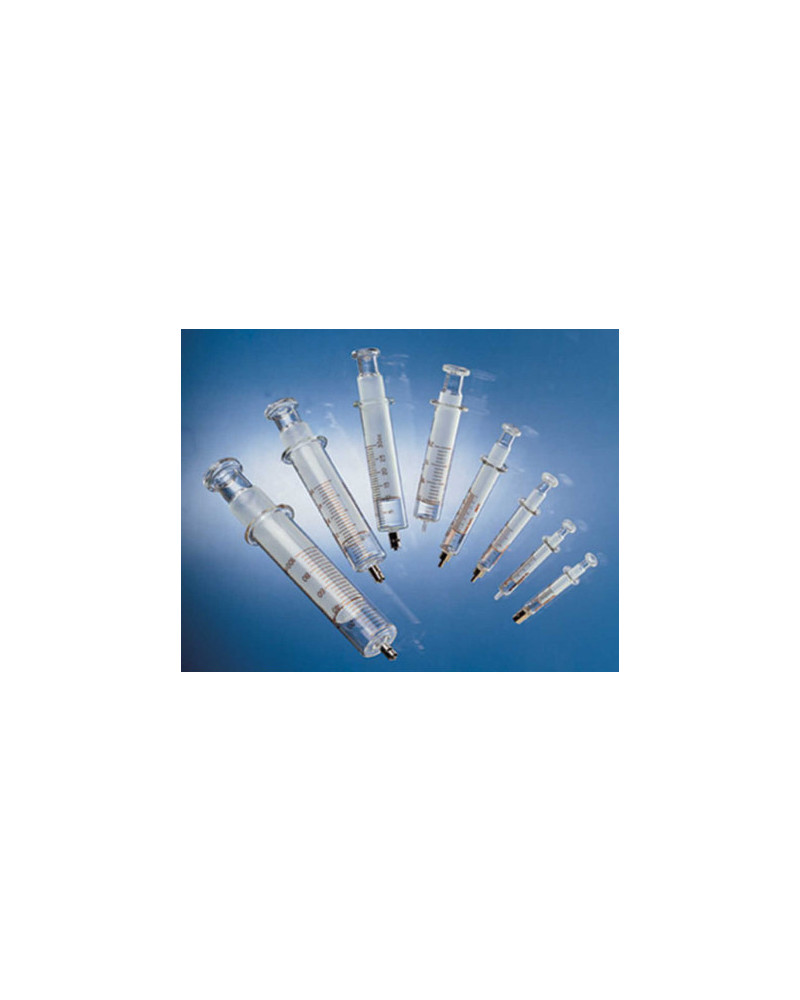 Seringues en verre, bout verre Luer excentré, 3 ml Seringues en verre, bout verre Luer excentré, 3 ml
