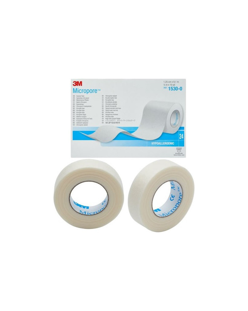 Sparadrap 3M, rouleau de 9 m x 1,25 cm sans dévidoir