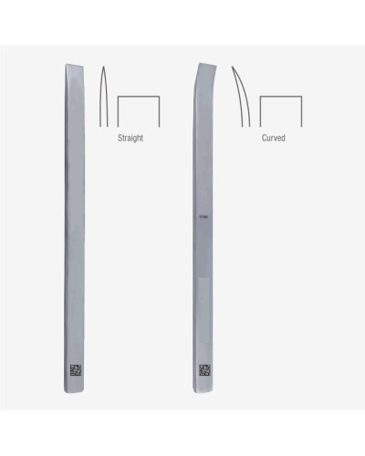 Ostéotome de LAMBOTTE, 15 mm x 16 cm