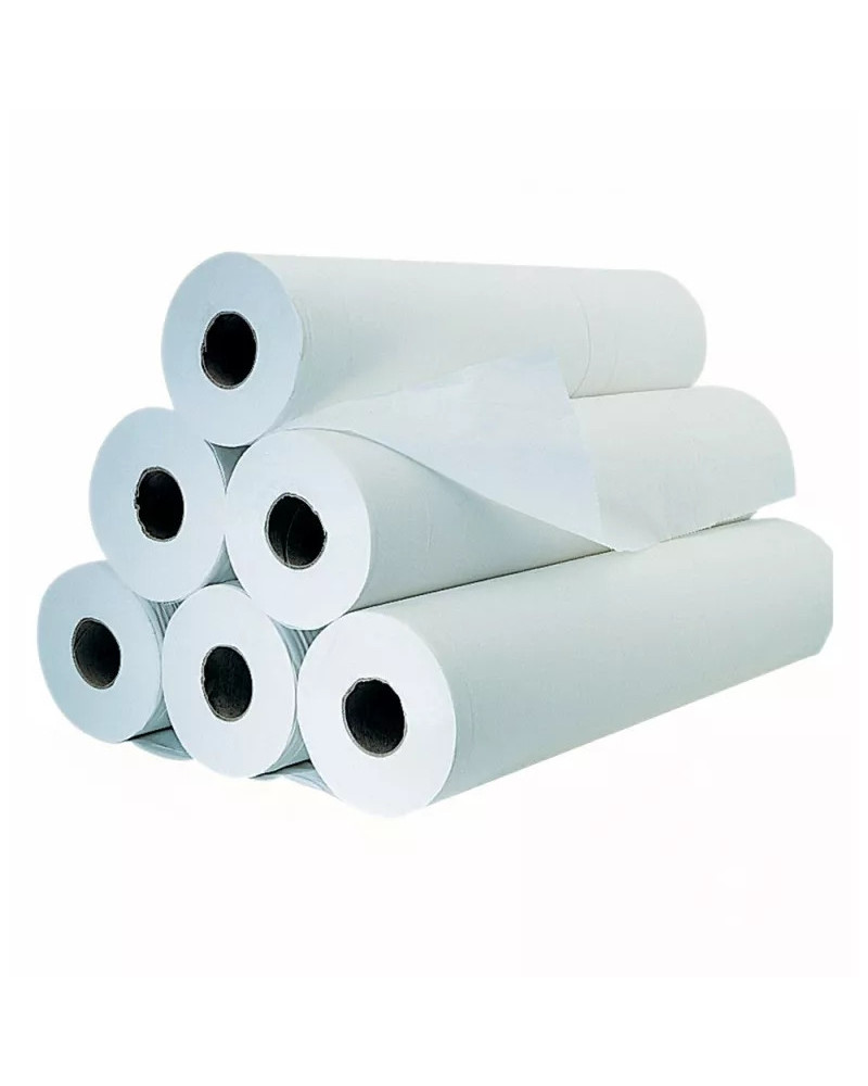 Drap de protection pour table examen 40 x 38 cm - 60 m de long Drap de protection pour table examen 40 x 38 cm - 60 m de long