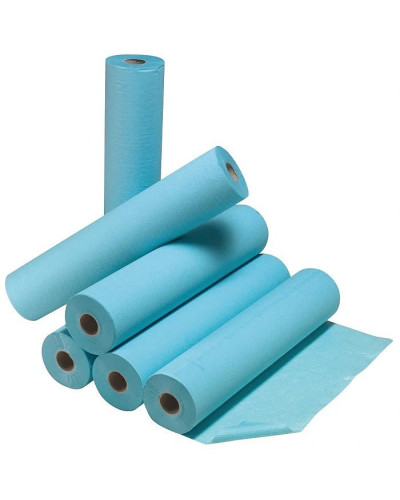 Drap de protection plastifié pour table examen 50 x 40 cm - 72 m de long