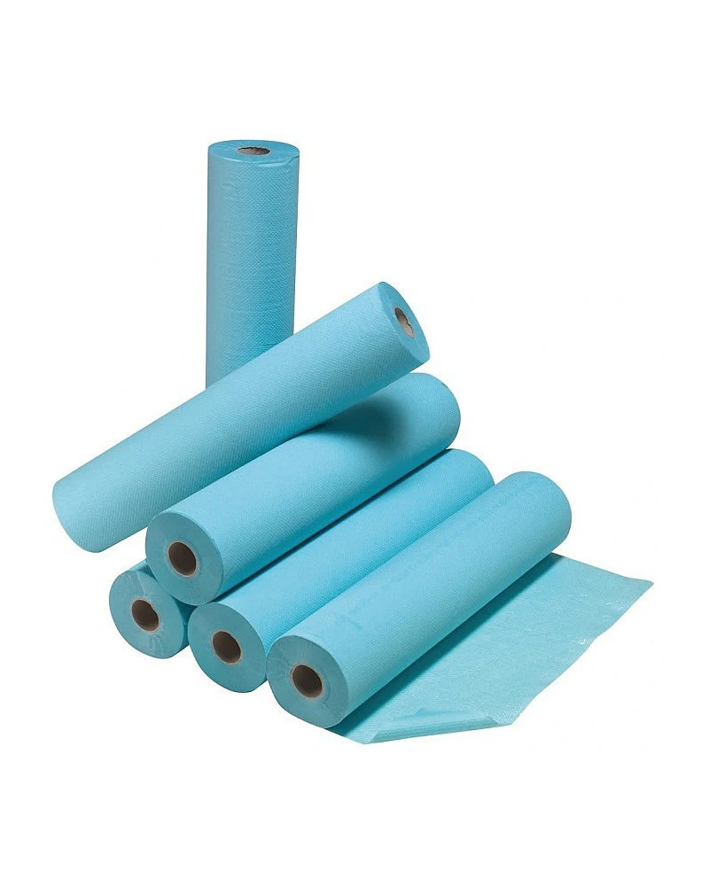 Drap de protection plastifié pour table examen 50 x 40 cm - 72 m de long