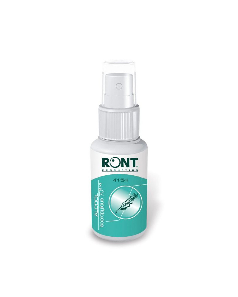 Alcool isopropylique à 70° en flacon vaporisateur de 50 ml