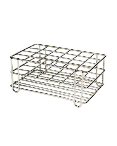 Portoirs en fil d'acier inox, pour tubes Ø: 21 mm, 4 x 6 24 trous