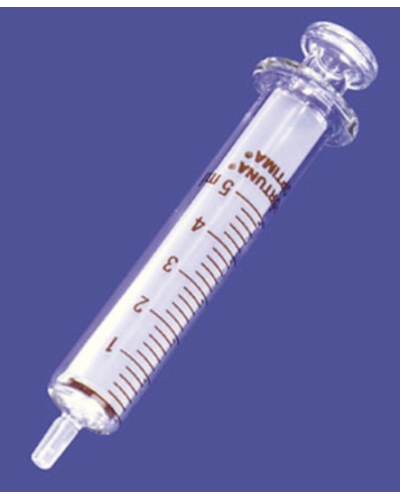 Seringues en verre, luer centré, 1ml