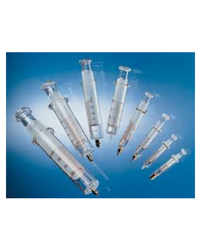 Seringues en verre, luer lock excentré, 100ml