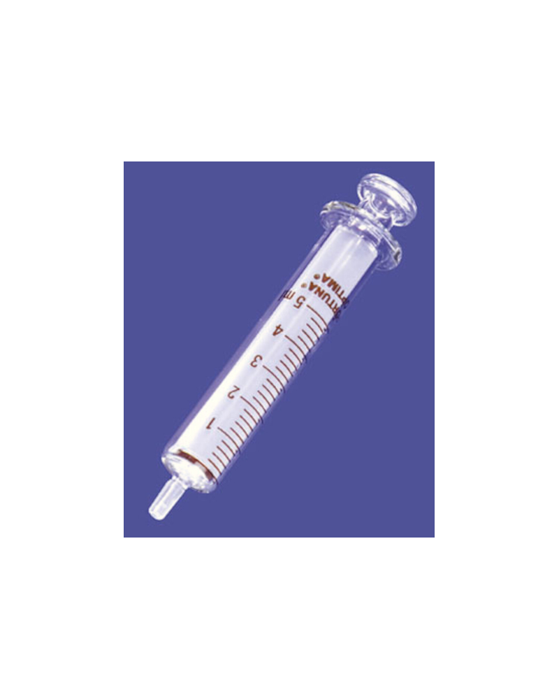 Seringues en verre, bout verre luer centré, 1ml