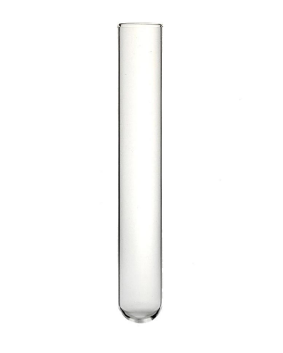 Tubes en verre sodocalcique, fond rond, bord droit, 6ml