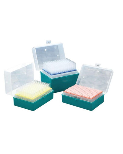 Cônes standards en rack: 1-200µl gradué à  10/20/50/100/200µl