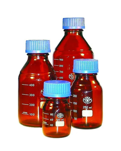 Flacons en verre brun 500ml