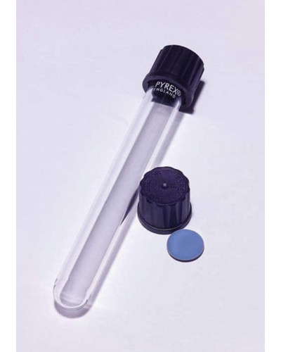 Tubes en verre, fond rond, col à vis, 20 ml