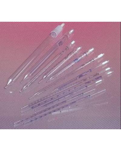 Pipettes en verre PYREX 0,01 ml   -0,2 ml, stériles