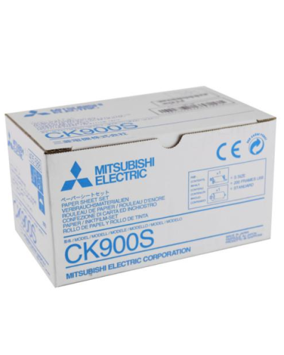 Papier thermique couleur, format a6, mitsubishi CK900S