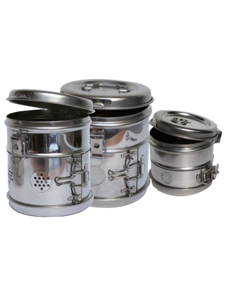 Tambour de stérilisation 125 x 100 mm