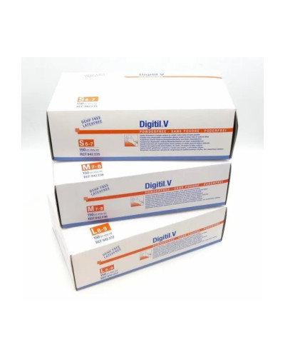 Gants examen digitil plus, grand 8