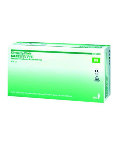 Gants SAFESKIN PFE : non poudrés, texturé, grand 8 - 8,5