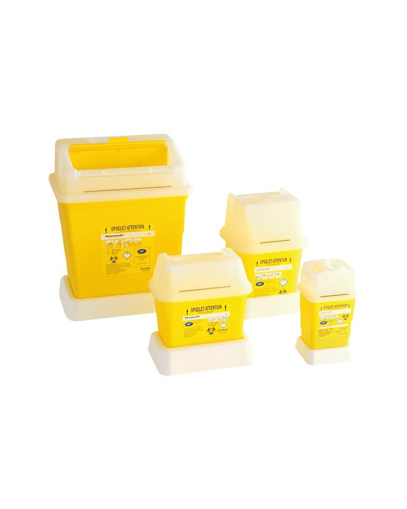 Collecteur d'aiguilles SHARPSAFE, 0,3 Litre avec type d'ouverture: SUNSHINE