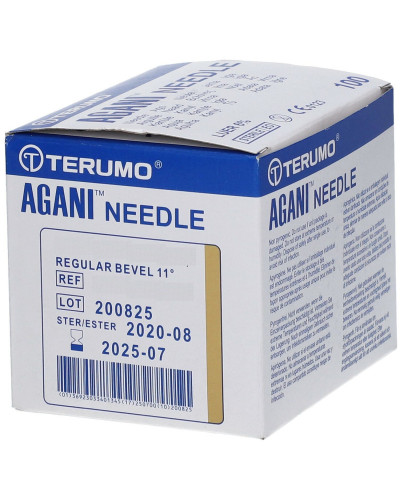 Aiguille AGANI TERUMO à usage unique, 40 x 1,20 mm - 18 g